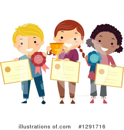 Royalty-Free (RF) School Children Clipart Illustration by BNP Design Studio - Stock Sample #1291716