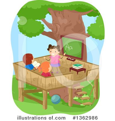 Royalty-Free (RF) School Children Clipart Illustration by BNP Design Studio - Stock Sample #1362986