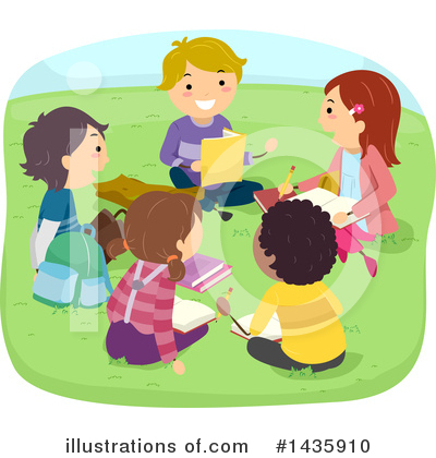 Royalty-Free (RF) School Children Clipart Illustration by BNP Design Studio - Stock Sample #1435910