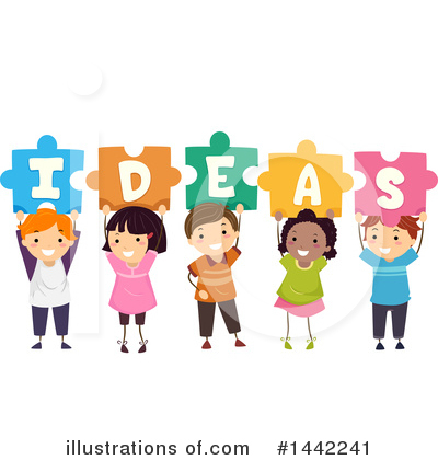 Royalty-Free (RF) School Children Clipart Illustration by BNP Design Studio - Stock Sample #1442241