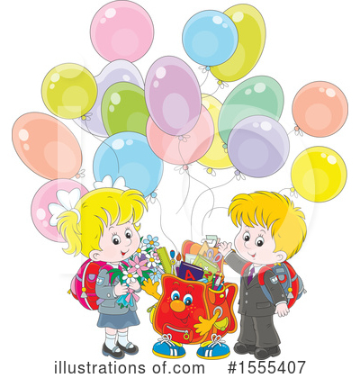 Back To School Clipart #1555407 by Alex Bannykh