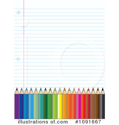Colored Pencil Clipart #1091667 by Maria Bell