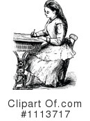 School Girl Clipart #1113717 by Prawny Vintage