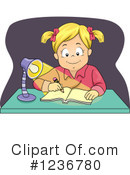 School Girl Clipart #1236780 by BNP Design Studio