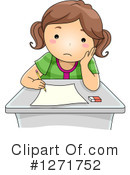 School Girl Clipart #1271752 by BNP Design Studio