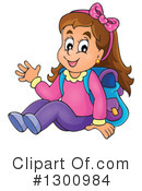 School Girl Clipart #1300984 by visekart