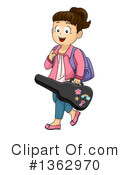 School Girl Clipart #1362970 by BNP Design Studio