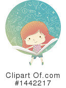 School Girl Clipart #1442217 by BNP Design Studio