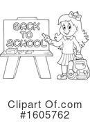 School Girl Clipart #1605762 by visekart