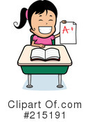 School Girl Clipart #215191 by Cory Thoman