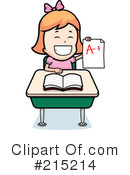 School Girl Clipart #215214 by Cory Thoman