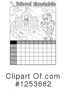 School Timetable Clipart #1253682 by visekart
