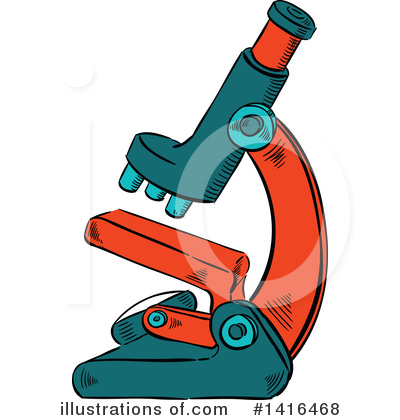 Microscope Clipart #1416468 by Vector Tradition SM