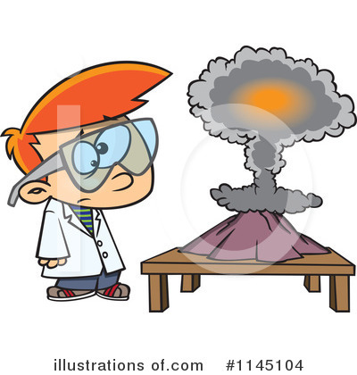 Volcano Clipart #1145104 by toonaday