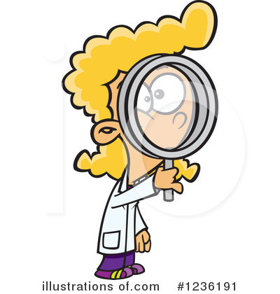 Royalty-Free (RF) Scientist Clipart Illustration by toonaday - Stock Sample #1236191