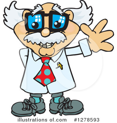 Royalty-Free (RF) Scientist Clipart Illustration by Dennis Holmes Designs - Stock Sample #1278593