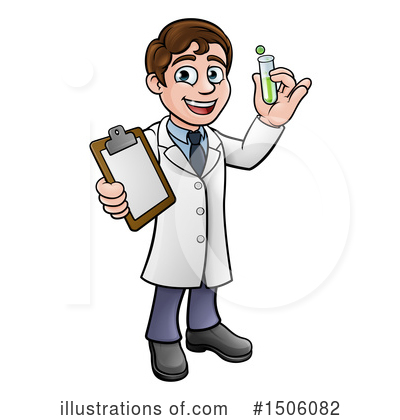 Royalty-Free (RF) Scientist Clipart Illustration by AtStockIllustration - Stock Sample #1506082