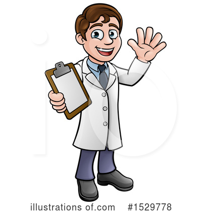 Royalty-Free (RF) Scientist Clipart Illustration by AtStockIllustration - Stock Sample #1529778