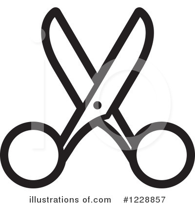 Royalty-Free (RF) Scissors Clipart Illustration by Lal Perera - Stock Sample #1228857