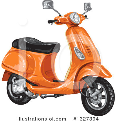 Scooter Clipart #1327394 by merlinul