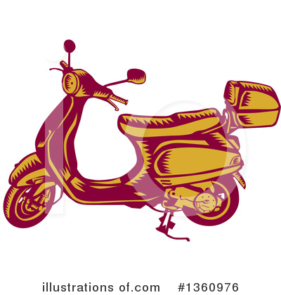 Motorcycle Clipart #1360976 by patrimonio