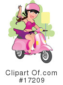 Scooter Clipart #17209 by Maria Bell
