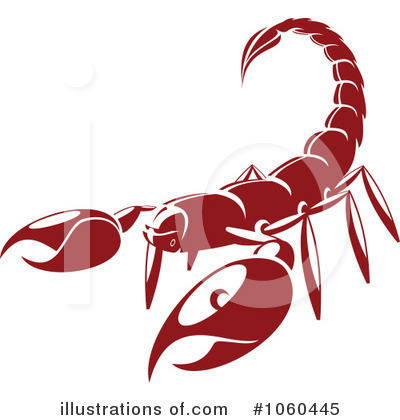 Royalty-Free (RF) Scorpion Clipart Illustration by Vector Tradition SM - Stock Sample #1060445
