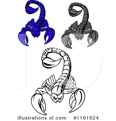 Scorpion Clipart #1161624 by Vector Tradition SM