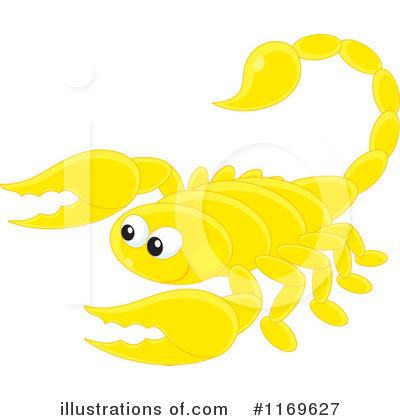 Royalty-Free (RF) Scorpion Clipart Illustration by Alex Bannykh - Stock Sample #1169627