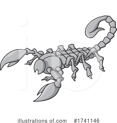 Royalty-Free (RF) Scorpion Clipart Illustration by Any Vector - Stock Sample #1741146