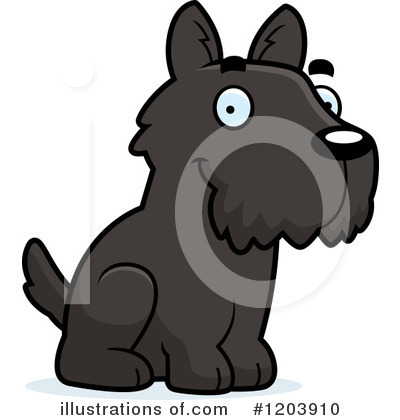 Scottish Terrier Clipart #1203910 by Cory Thoman