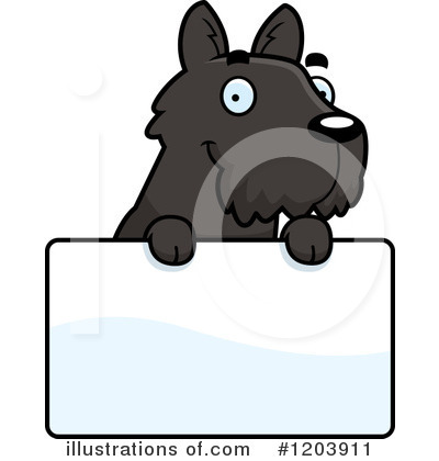 Scottish Terrier Clipart #1203911 by Cory Thoman