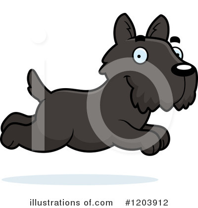 Scottish Terrier Clipart #1203912 by Cory Thoman