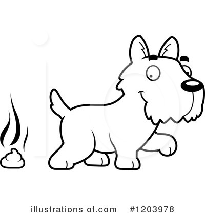 Scottish Terrier Clipart #1203978 by Cory Thoman