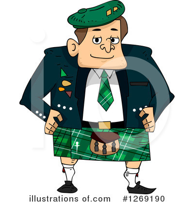 Royalty-Free (RF) Scottish Man Clipart Illustration by BNP Design Studio - Stock Sample #1269190