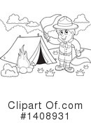 Scout Clipart #1408931 by visekart