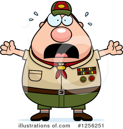 Royalty-Free (RF) Scout Master Clipart Illustration by Cory Thoman - Stock Sample #1256251