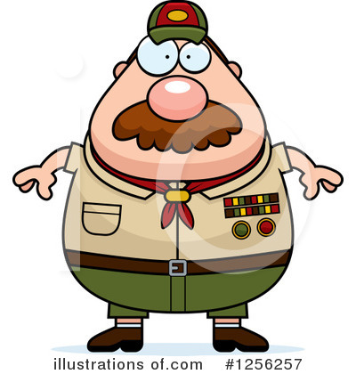 Royalty-Free (RF) Scout Master Clipart Illustration by Cory Thoman - Stock Sample #1256257