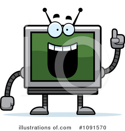 Computer Clipart #1091570 by Cory Thoman