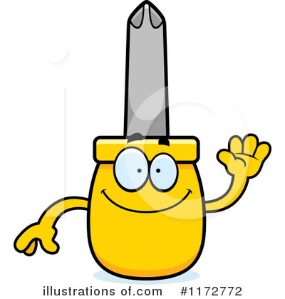 Royalty-Free (RF) Screwdriver Clipart Illustration by Cory Thoman - Stock Sample #1172772