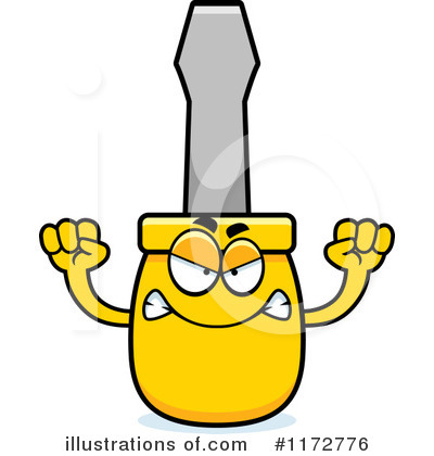 Royalty-Free (RF) Screwdriver Clipart Illustration by Cory Thoman - Stock Sample #1172776