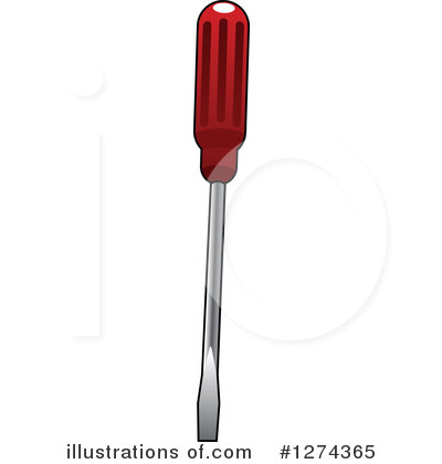 Royalty-Free (RF) Screwdriver Clipart Illustration by Vector Tradition SM - Stock Sample #1274365