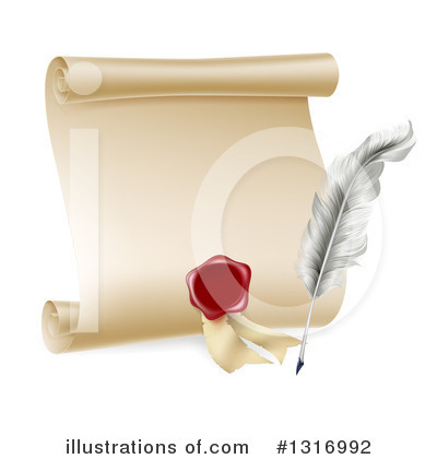 Scrolls Clipart #1316992 by AtStockIllustration