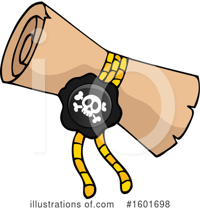 Royalty-Free (RF) Scroll Clipart Illustration by visekart - Stock Sample #1601698