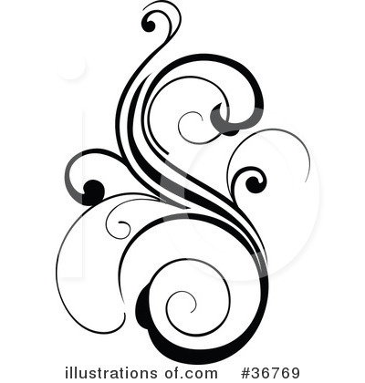Royalty-Free (RF) Scroll Clipart Illustration by OnFocusMedia - Stock Sample #36769