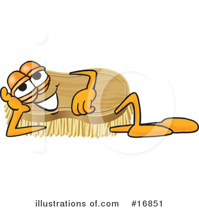 Royalty-Free (RF) Scrub Brush Character Clipart Illustration by Mascot Junction - Stock Sample #16851