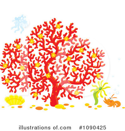 Coral Clipart #1090425 by Alex Bannykh