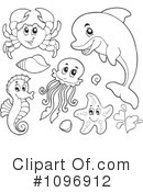 Sea Life Clipart #1096912 by visekart