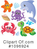 Sea Life Clipart #1096924 by visekart