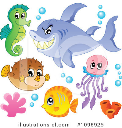 Jellyfish Clipart #1096925 by visekart
